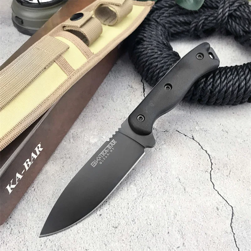 BK16 Fixed Blade Straight Knife 440C Blade Nylon Fibre Handle Camping Outdoor Survival Multitools Hand Knives EDC Gitfs for Men
BK16 Fixed Blade Straight Knife 440C Blade Nylon Fibre Handle Camping Outdoor Survival Multitools Hand Knives EDC Gitfs for Men