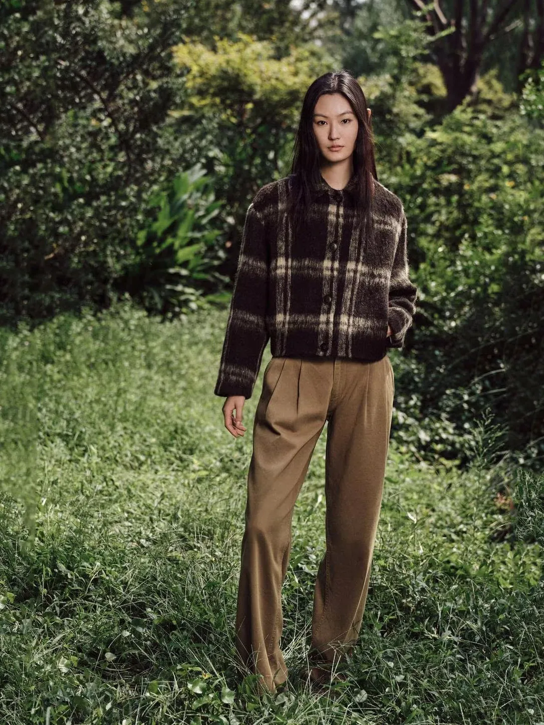 Fall New Arrival Women's Plaid Woolen Jaet Coat Windproof Loose Fit ort Sle Button Closure Long Sve Turn-down Collar
Fall New Arrival Women's Plaid Woolen Jaet Coat Windproof Loose Fit ort Sle Button Closure Long Sve Turn-down Collar