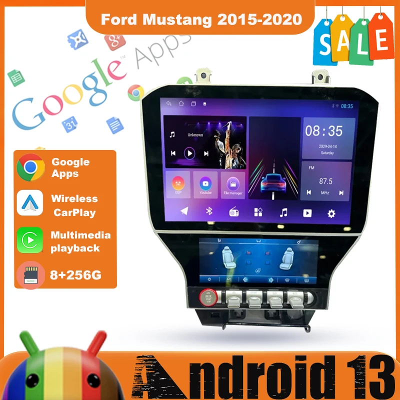 11.5 Inch HD Touch Screen For Ford Mustang 2015-2020 Car Radio Multimedia Player Air Conditioning Screen CarPlay GPS Head Unit
11.5 Inch HD Touch Screen For Ford Mustang 2015-2020 Car Radio Multimedia Player Air Conditioning Screen CarPlay GPS Head Unit