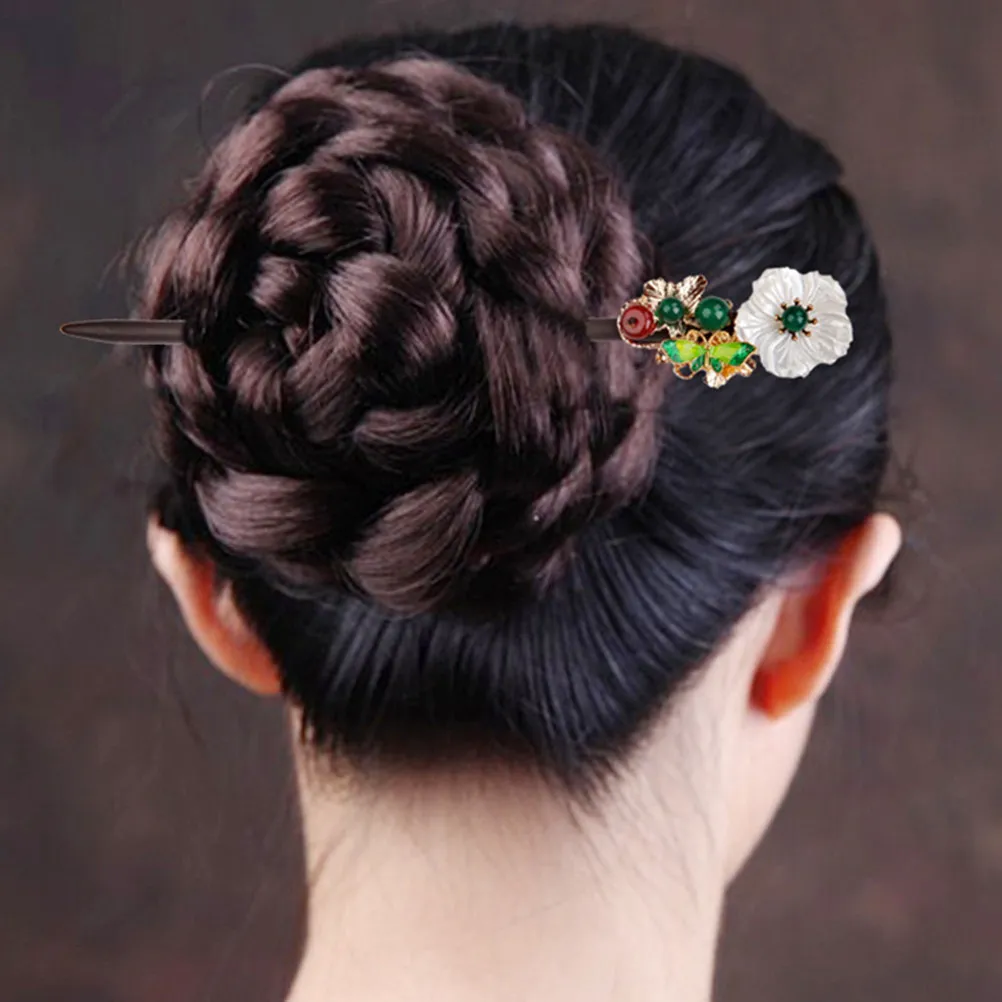 Ancient Hairpin Floral Hair Bun Holder Oriental Hair Fork Long Chinese Hairpin for Han-Style Clothing Spring Festival Lantern
Ancient Hairpin Floral Hair Bun Holder Oriental Hair Fork Long Chinese Hairpin for Han-Style Clothing Spring Festival Lantern