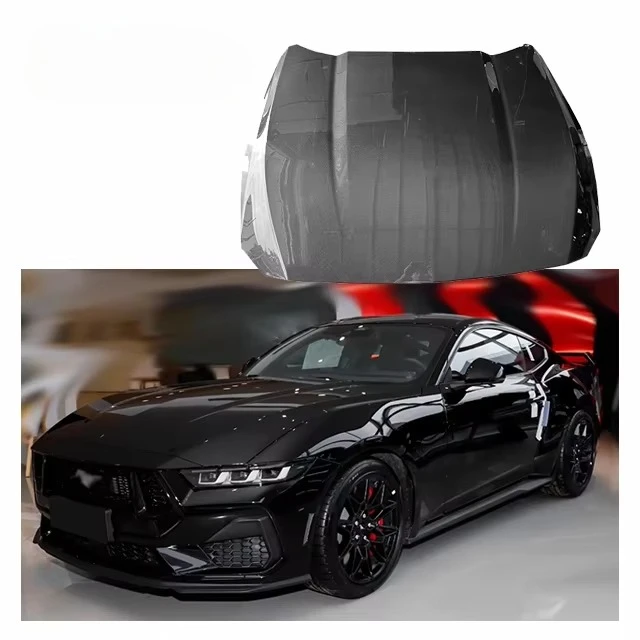 Carbon OEM Hood for Ford Mustang 2024 Body Kit Carbon Fiber Original OEM Style Bonnet Hood
Carbon OEM Hood for Ford Mustang 2024 Body Kit Carbon Fiber Original OEM Style Bonnet Hood