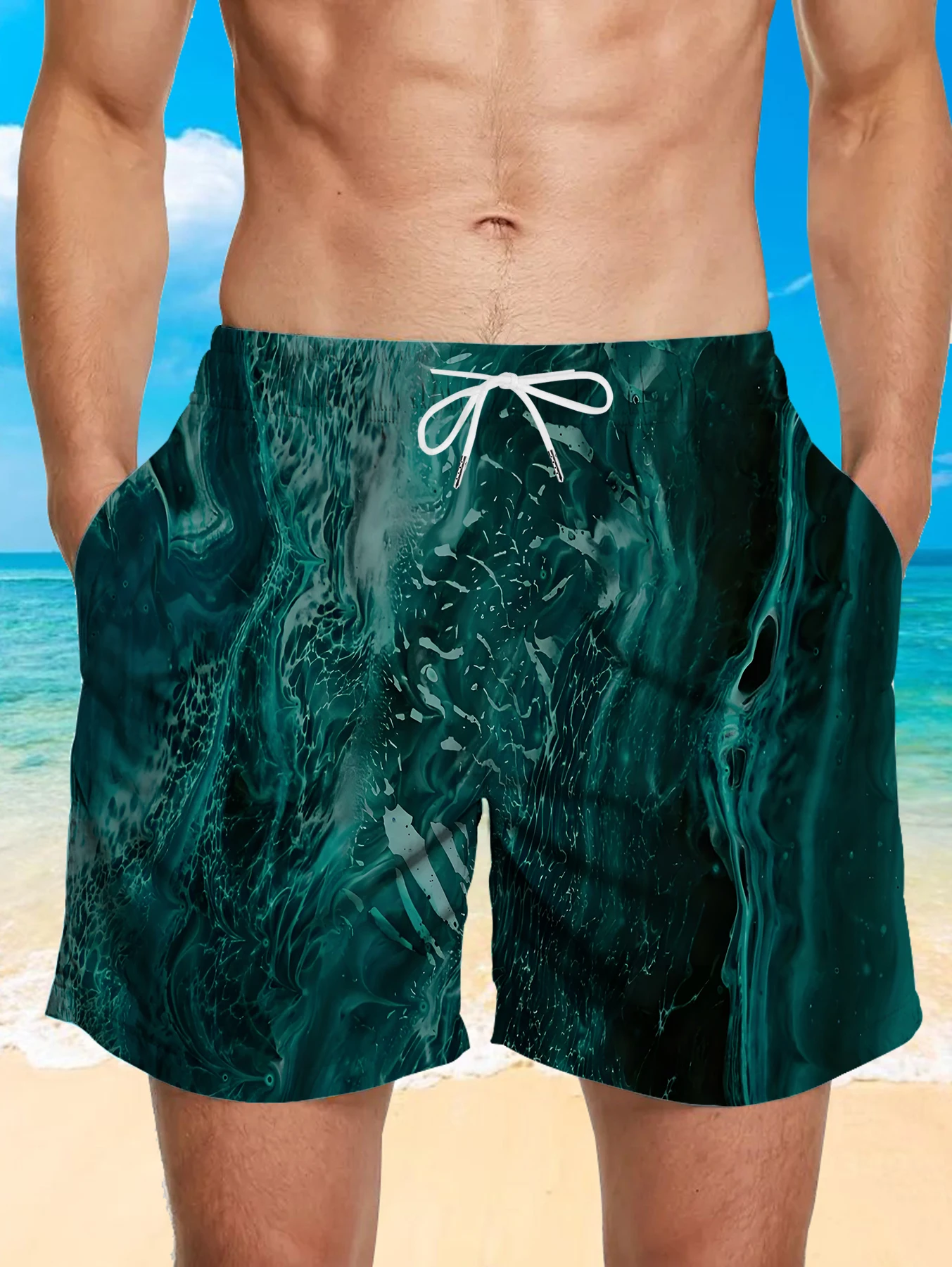 Streetwear Full Print Digital Shorts Male Elastic Waist Quick Dry Polyester Trunks
Streetwear Full Print Digital Shorts Male Elastic Waist Quick Dry Polyester Trunks