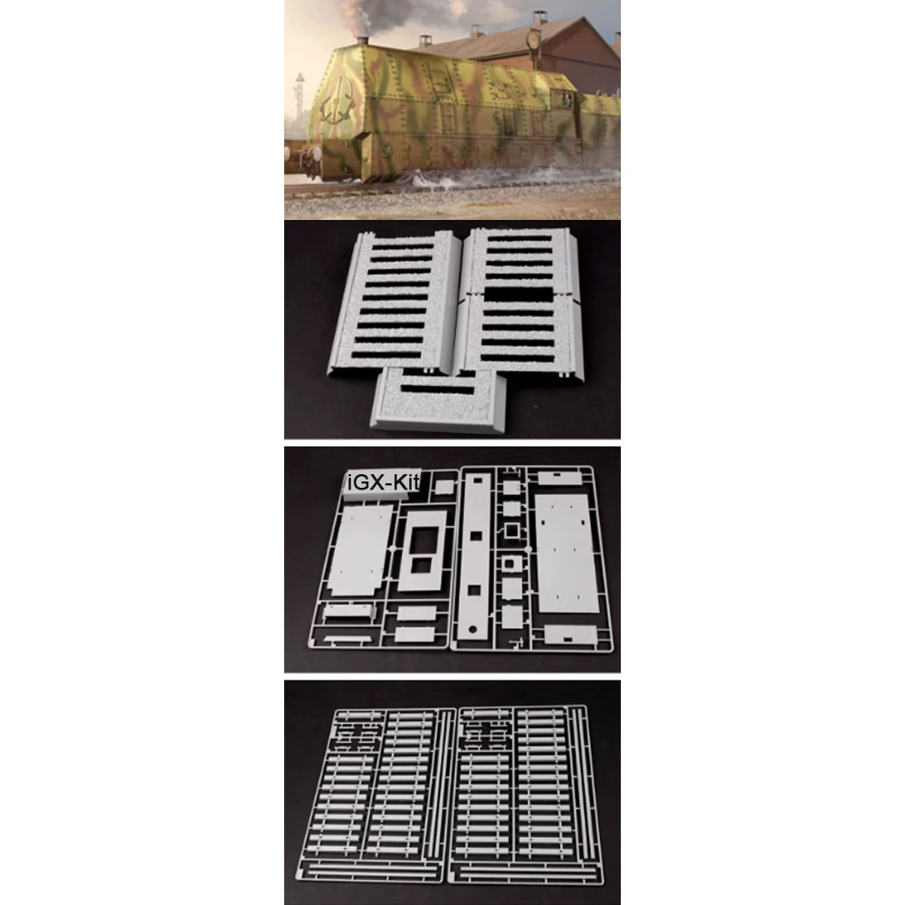 Trumpeter 00219 1:35 Scale Panzerlok BR57 Armoured Locomotive Steam Train Vehicle Plastic Model Kit
Trumpeter 00219 1:35 Scale Panzerlok BR57 Armoured Locomotive Steam Train Vehicle Plastic Model Kit