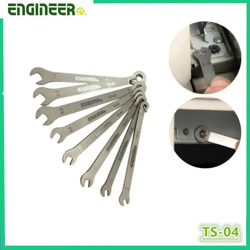 ENGINEER TS-04 Thin Opening Wrench, Multi-Purpose Mini Dual-Use Wrench Set Japan Made
ENGINEER TS-04 Thin Opening Wrench, Multi-Purpose Mini Dual-Use Wrench Set Japan Made