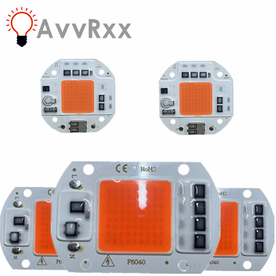 Selling LED Grow COB Light Chip Full Spectrum AC 110V 220V 10W 20W 30W 50W-100W No need driver For Growth Flower Seedling Grow
Selling LED Grow COB Light Chip Full Spectrum AC 110V 220V 10W 20W 30W 50W-100W No need driver For Growth Flower Seedling Grow