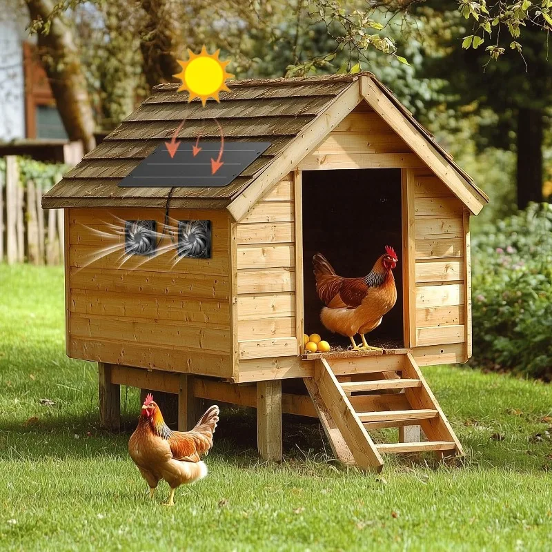 10W Solar Panel Exhaust Fan Chicken Coop Dog Kennel Exhaust Fan Ventilation Window Waterproof Ventilated Fans Farm Animal Supply
10W Solar Panel Exhaust Fan Chicken Coop Dog Kennel Exhaust Fan Ventilation Window Waterproof Ventilated Fans Farm Animal Supply