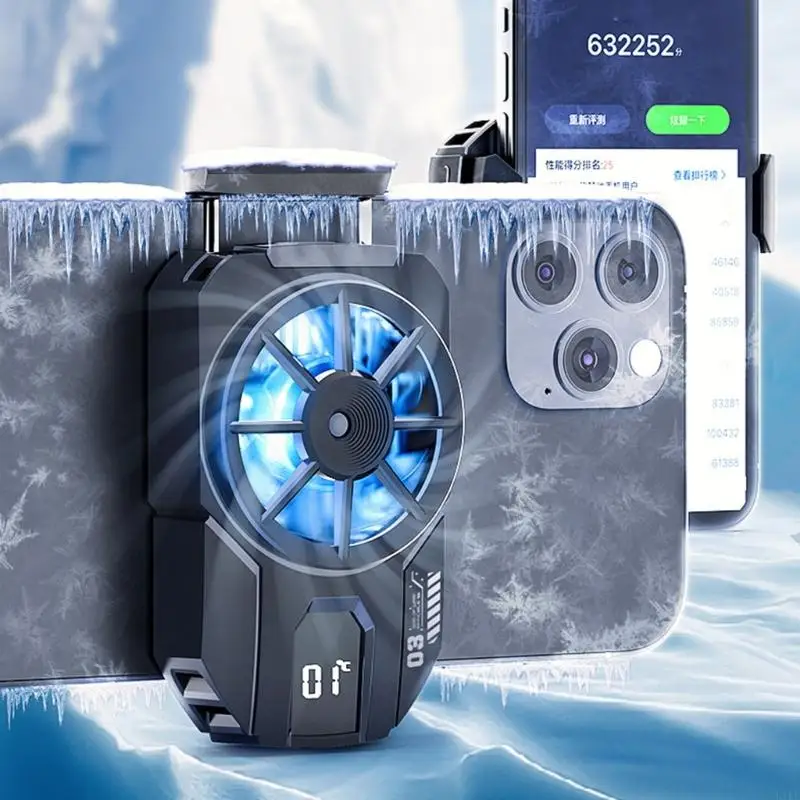 Semiconductor Phone Coolers With Temperature Display Rapid Cooling For 73-104Mm Width Gaming Phones K1KF
Semiconductor Phone Coolers With Temperature Display Rapid Cooling For 73-104Mm Width Gaming Phones K1KF