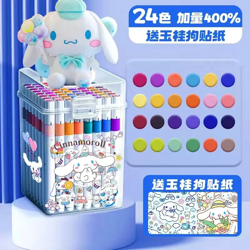 Sanrio Cinnamoroll Cartoon Acrylic Marker Paintbrush For Kindergarten Students Paper-Tight Stackable Children'S Color Pen Set
Sanrio Cinnamoroll Cartoon Acrylic Marker Paintbrush For Kindergarten Students Paper-Tight Stackable Children'S Color Pen Set