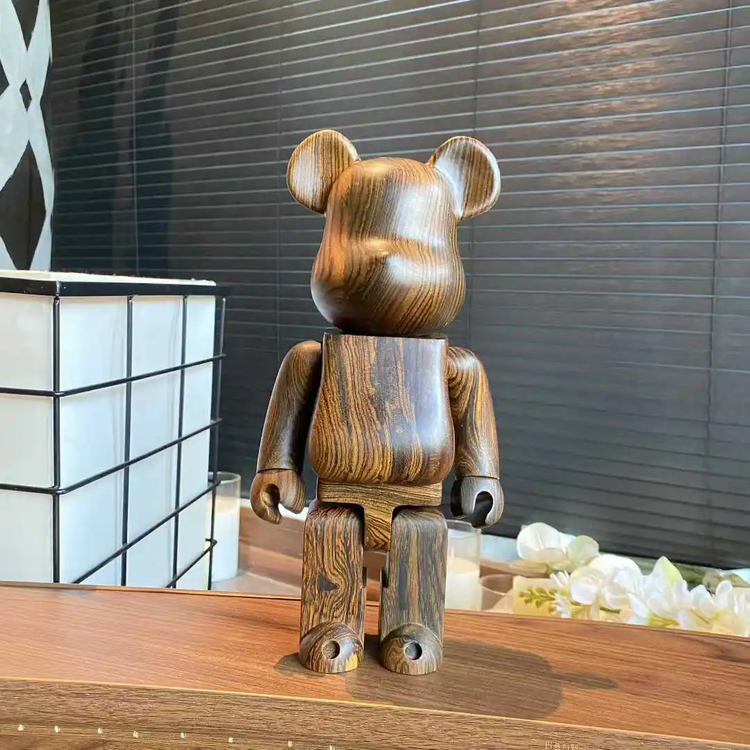 Bearbrick 400% Zebra Wood 28 cm Height 11 Inches Joints Can Be Rotated Collection Decorative Desktop Handmade Wooden Bear
Bearbrick 400% Zebra Wood 28 cm Height 11 Inches Joints Can Be Rotated Collection Decorative Desktop Handmade Wooden Bear