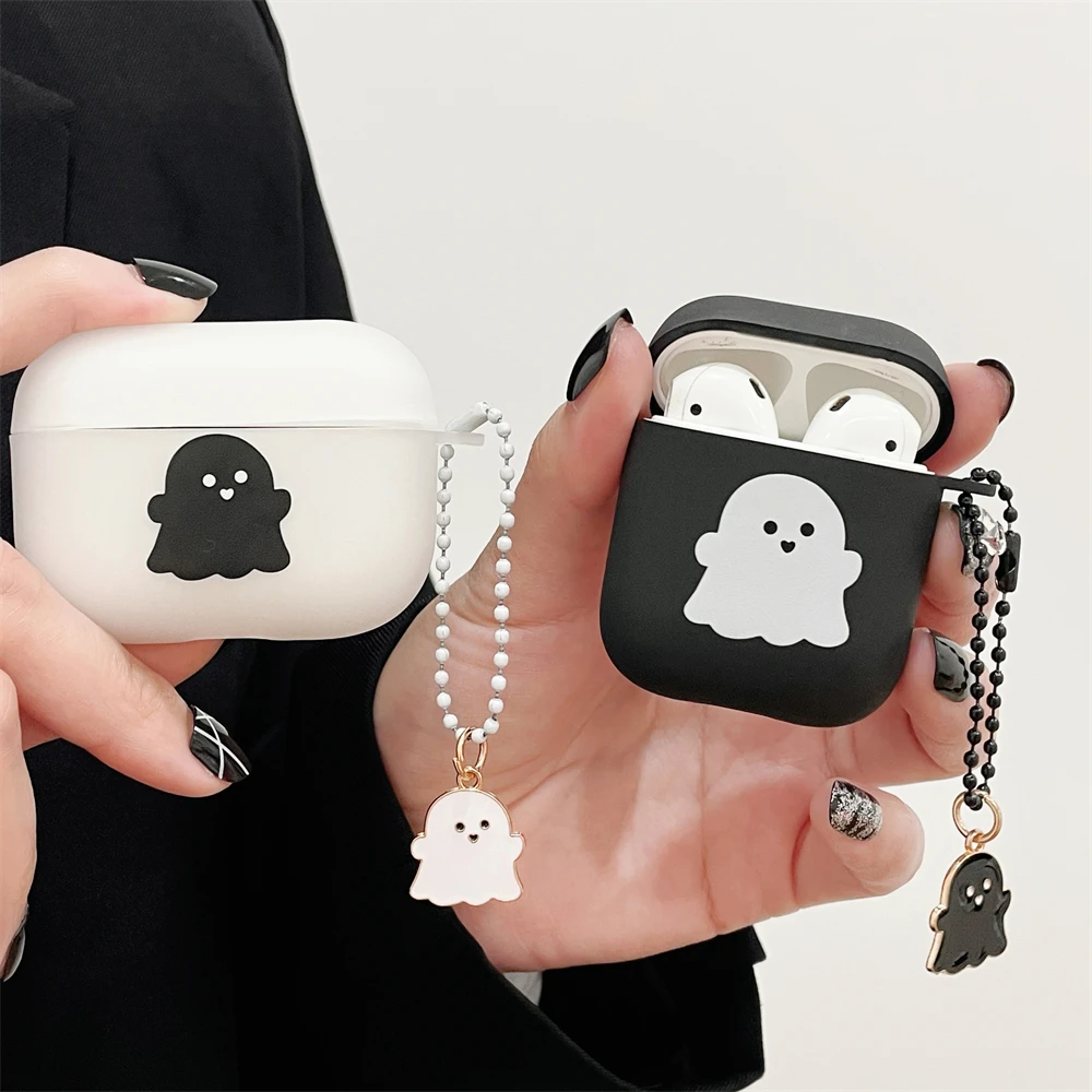 Милые чехлы для наушников с призраком для Apple Airpods 4/1/2/3, силиконовый защитный чехол для Airpods Pro Pro2, чехол для наушников с подвеской
Милые чехлы для наушников с призраком для Apple Airpods 4/1/2/3, силиконовый защитный чехол для Airpods Pro Pro2, чехол для наушников с подвеской