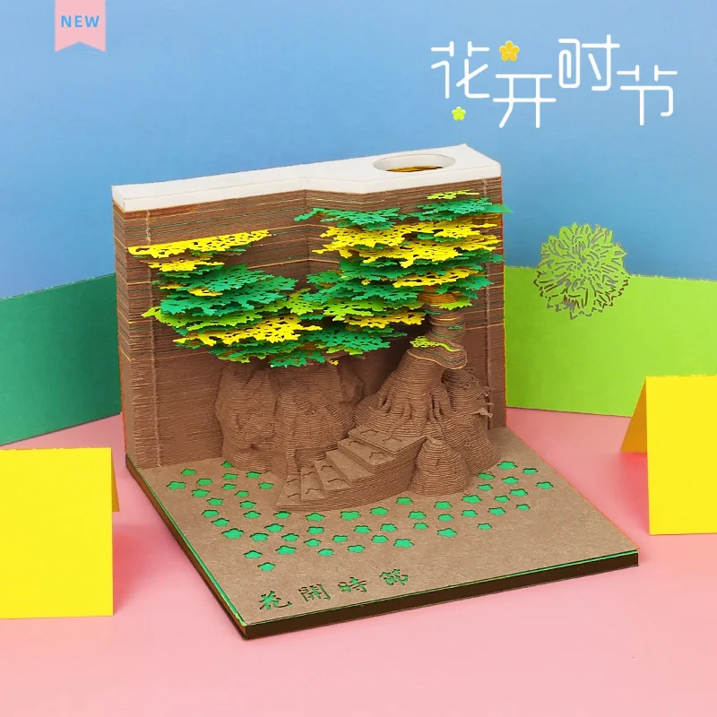3D Flower Tree Small Plan Pocket Notepad Memo Pad Sticky Notes Creative Self-Stick Notes Memo Pads
3D Flower Tree Small Plan Pocket Notepad Memo Pad Sticky Notes Creative Self-Stick Notes Memo Pads