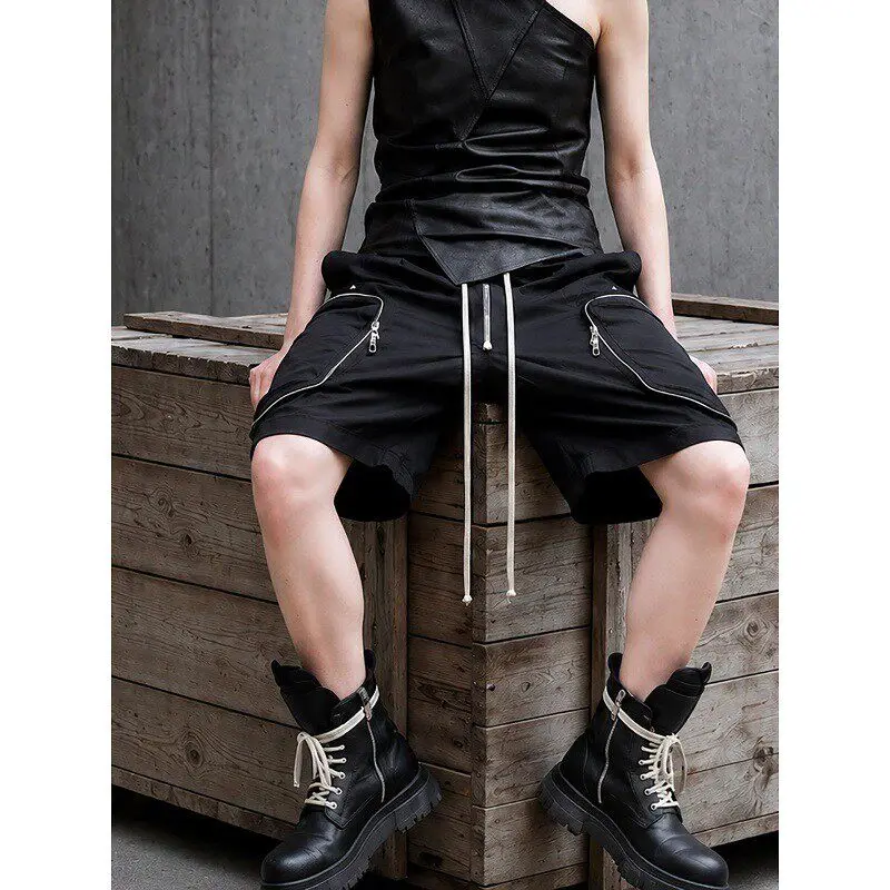 Spring Summer New Style Dark RO Wind Large Pocket Zipper Design Normal Trousers Men's Workwear Five-Quarter Shorts
Spring Summer New Style Dark RO Wind Large Pocket Zipper Design Normal Trousers Men's Workwear Five-Quarter Shorts