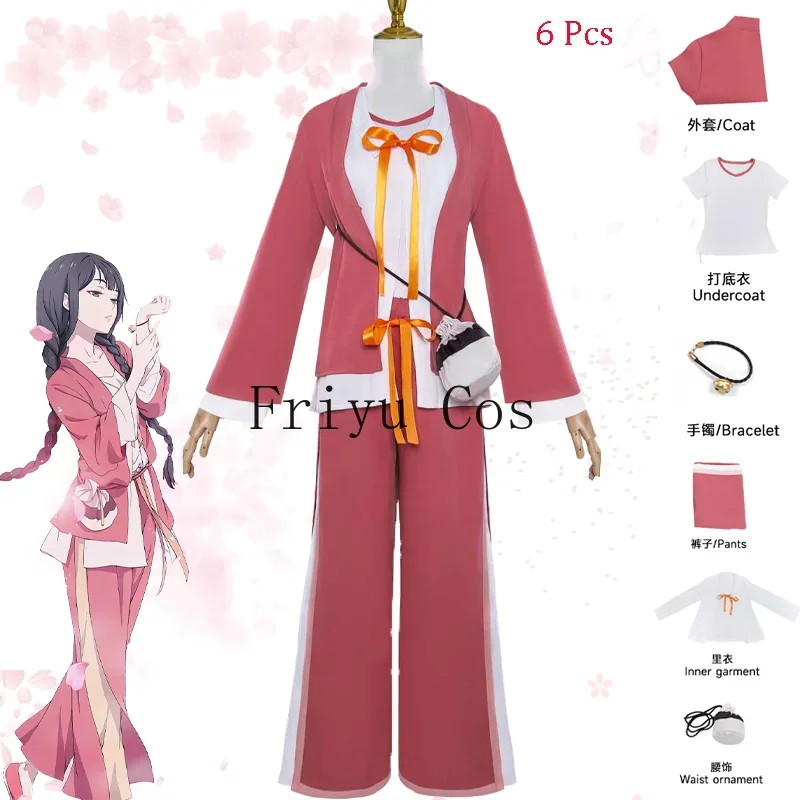 Anime Hundred Demon Spectrum Tao Yao Cosplay Costume Pink Uniform Suit Halloween Party Role Play Carnival Outfits for Adult Girl
Anime Hundred Demon Spectrum Tao Yao Cosplay Costume Pink Uniform Suit Halloween Party Role Play Carnival Outfits for Adult Girl