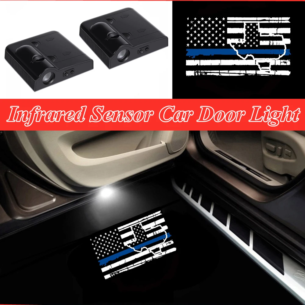 2 Pieces American USA Flag LED State of Texas Logo Shadow Lights Decoration Accessories Interior Gadget Car Door Laser Projector
2 Pieces American USA Flag LED State of Texas Logo Shadow Lights Decoration Accessories Interior Gadget Car Door Laser Projector