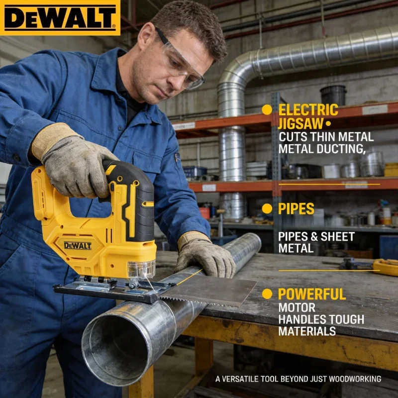 Dewalt 2700RPM Brushless Curve Saw: 20V Cordless Electric Jig Saw, Portable Multifunction Adjustable Woodworking Tool(bare unit)
Dewalt 2700RPM Brushless Curve Saw: 20V Cordless Electric Jig Saw, Portable Multifunction Adjustable Woodworking Tool(bare unit)