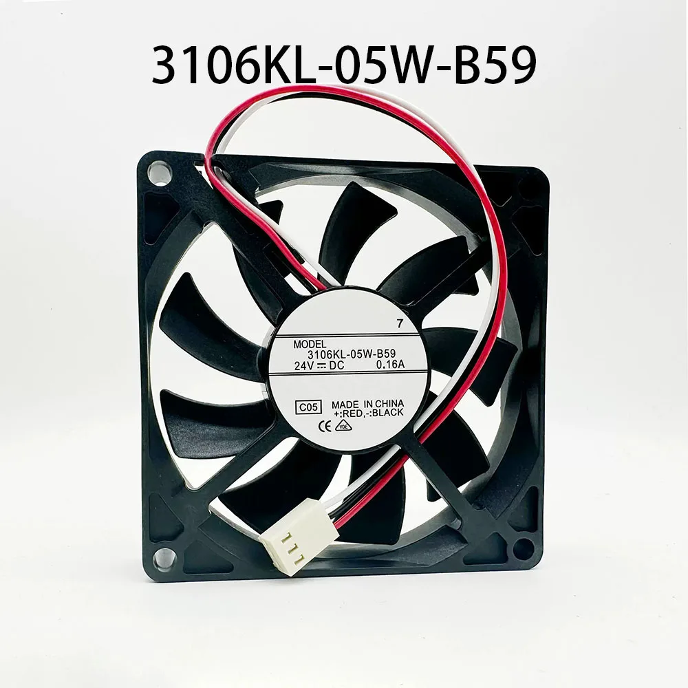 High-Airflow Case cooling fan 3106KL-05W-B59 24VDC 0.16A 3-wire 80*80*15mm Slim Industrial control
High-Airflow Case cooling fan 3106KL-05W-B59 24VDC 0.16A 3-wire 80*80*15mm Slim Industrial control