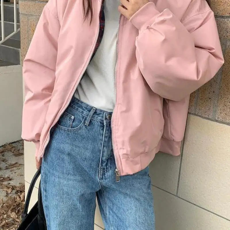 Women's 2024 Autumn Winter New Down Cotton Jacket Korean Cotton-padded Thicken Warm Parkas Casual Loose Ladies Short Coat
Women's 2024 Autumn Winter New Down Cotton Jacket Korean Cotton-padded Thicken Warm Parkas Casual Loose Ladies Short Coat
