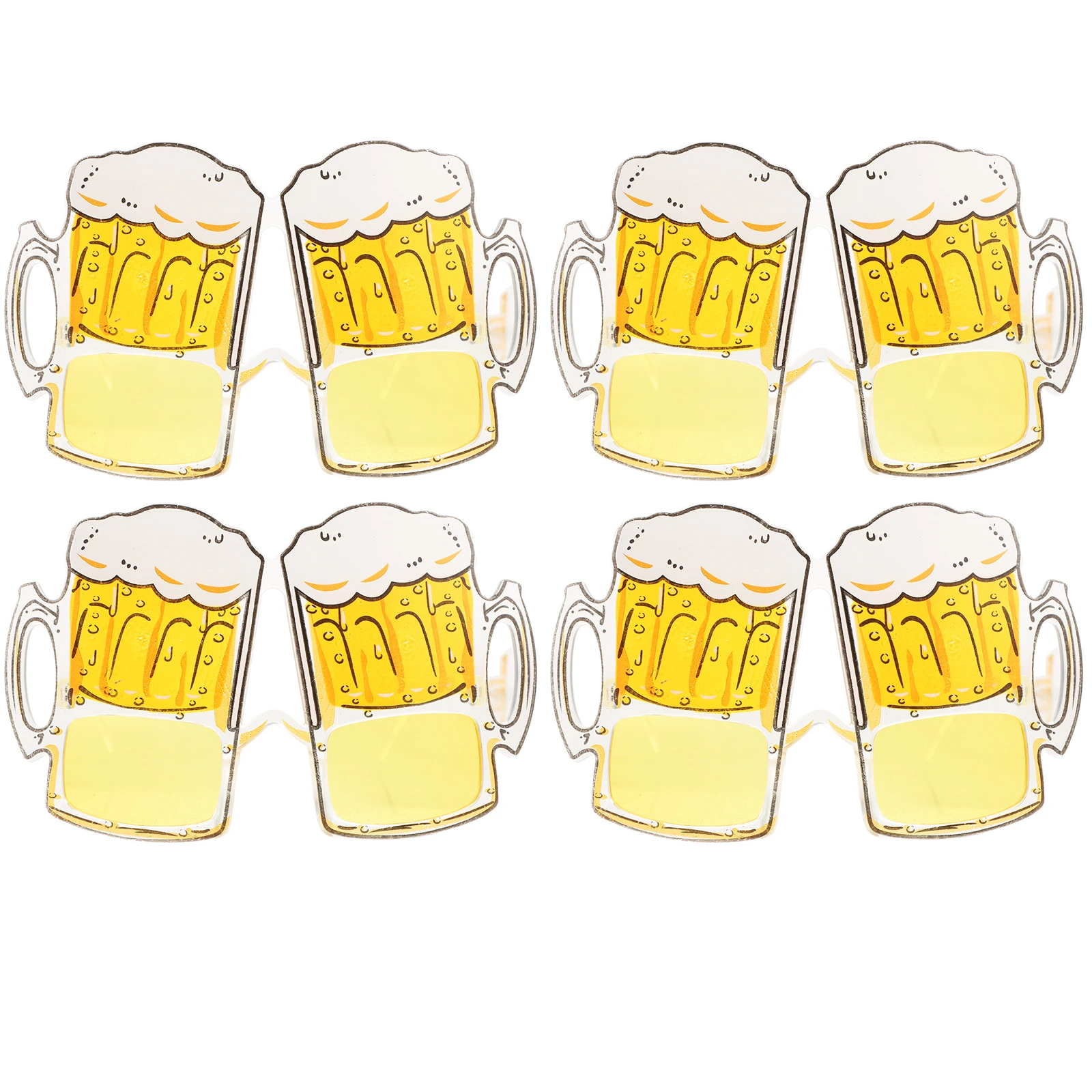 4 pcs Party Glasses Beer Mug Shaped Eyeglasses for Festival Carnival Night Club Celebration Props Lightweight Flexible
4 pcs Party Glasses Beer Mug Shaped Eyeglasses for Festival Carnival Night Club Celebration Props Lightweight Flexible