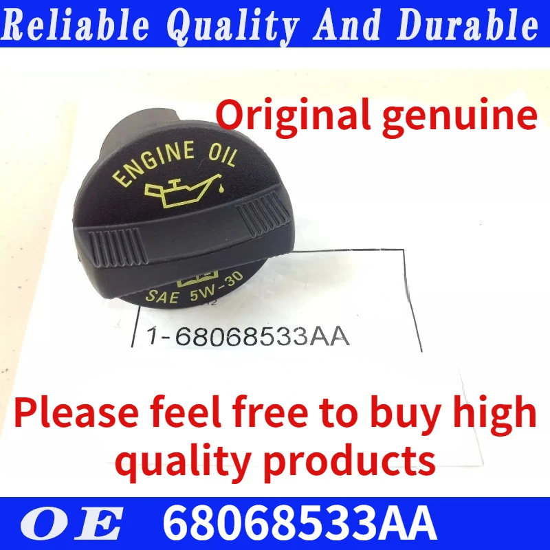 Original genuine For Dodge Caravan Chrysler T & C Jeep 3.6L Engine Oil Filler CAP 68068533AA
Original genuine For Dodge Caravan Chrysler T & C Jeep 3.6L Engine Oil Filler CAP 68068533AA