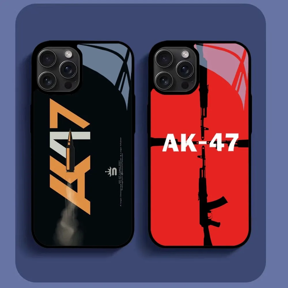 A-AK47 Rifle Gun Phone Case For IPhone16 15 14 13 12 11 Pro Xs Max Mini XR X 7 8 Plus Luxury Mirror Hard Funda
A-AK47 Rifle Gun Phone Case For IPhone16 15 14 13 12 11 Pro Xs Max Mini XR X 7 8 Plus Luxury Mirror Hard Funda