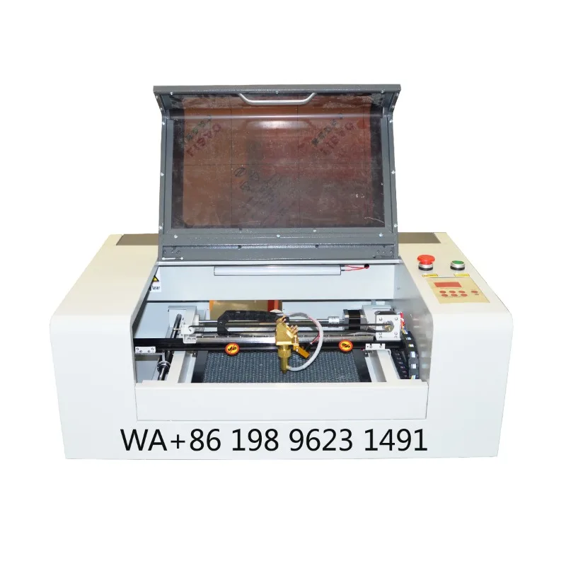 40W 3020 CO2 Engraver Cutter High Accuracy Source Support AI DST DXF PLT Plastic Craft DIY Machine