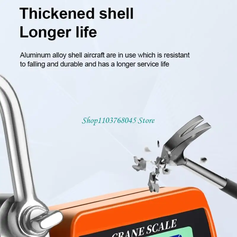 R53F Professional 500kg Electronic Hanging Scale LCD Display Digital Cranes Scale Hanging Hook Scale Weighing Tool
R53F Professional 500kg Electronic Hanging Scale LCD Display Digital Cranes Scale Hanging Hook Scale Weighing Tool