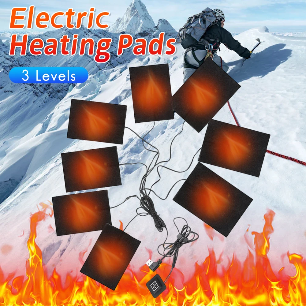 USB Clothes Heater Pad With 3 Gear Adjustable Temperature Electric Heating Sheet Heating Warmer Pad For Vest Jacket Accessories
USB Clothes Heater Pad With 3 Gear Adjustable Temperature Electric Heating Sheet Heating Warmer Pad For Vest Jacket Accessories