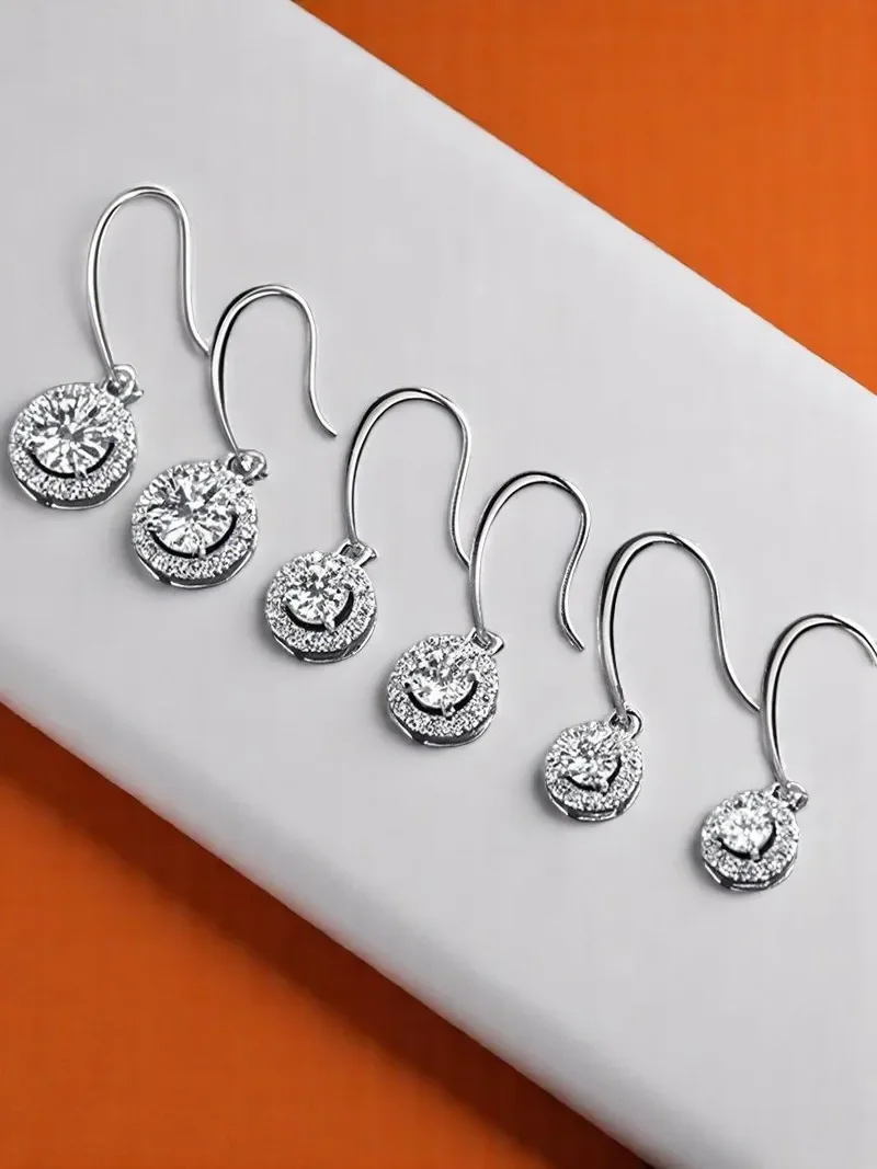 Серебряные украшения для ушей GRA Moissanite Plata, круглые серьги-мешки из стерлингового серебра 925 пробы для женщин, роскошные ювелирные изделия, обручи, пирсинг
Серебряные украшения для ушей GRA Moissanite Plata, круглые серьги-мешки из стерлингового серебра 925 пробы для женщин, роскошные ювелирные изделия, обручи, пирсинг