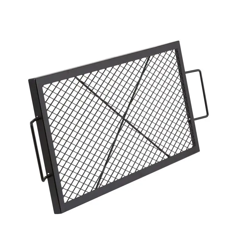 X-Marks Fire Pit Grill Grate, Rectangle Cooking Grate, Heavy Duty Steel Campfire BBQ Grill Grid with Handle & Support X Wire, Portable Camping Cookware for Outside Party Gathering, 32 Inch Black
X-Marks Fire Pit Grill Grate, Rectangle Cooking Grate, Heavy Duty Steel Campfire BBQ Grill Grid with Handle & Support X Wire, Portable Camping Cookware for Outside Party Gathering, 32 Inch Black