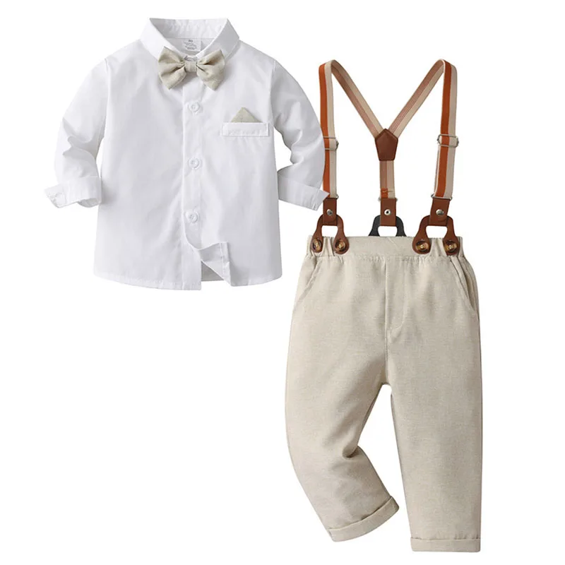 Baby Boys Clothes Formal Sets Children Long Sleeve Tie Shirt Trousers Kids Boys Birthday Party Gentleman Dress Suits Clothing
Baby Boys Clothes Formal Sets Children Long Sleeve Tie Shirt Trousers Kids Boys Birthday Party Gentleman Dress Suits Clothing