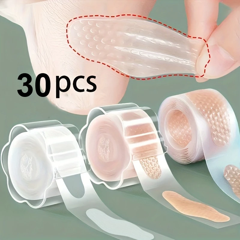 30pcs/set of Transparent and Pink-White Silicone - Foot Pads,Heel Stickers for High Heels, Anti Abrasion Tape for Shoe Toes
30pcs/set of Transparent and Pink-White Silicone - Foot Pads,Heel Stickers for High Heels, Anti Abrasion Tape for Shoe Toes