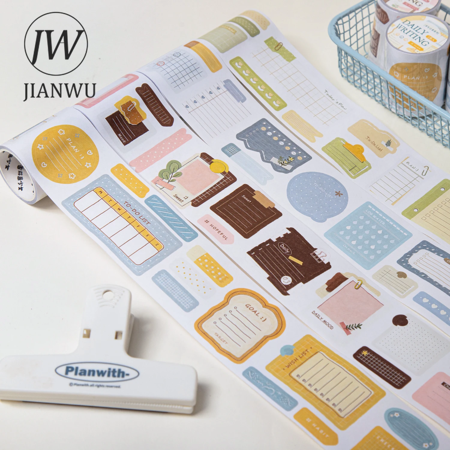 JIANWU Daily Writing Series Vintage Label List Landscape Material Collage Scrapbooking Tape Creative DIY Journal Stationery
JIANWU Daily Writing Series Vintage Label List Landscape Material Collage Scrapbooking Tape Creative DIY Journal Stationery