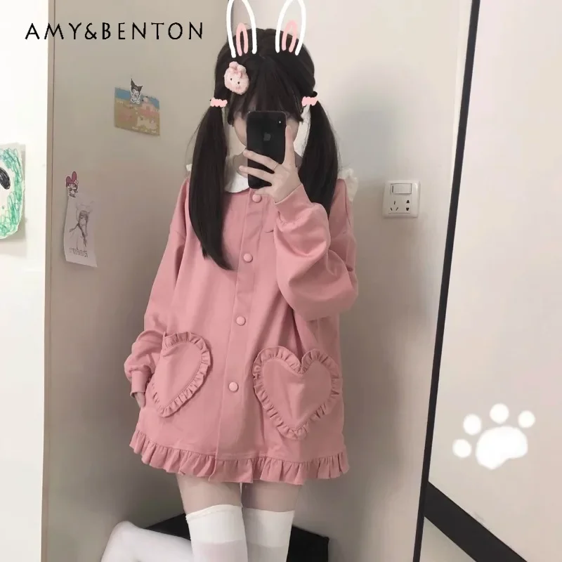 2024 Autumn Cute Japanese New Cartoon Rabbit Ears Cute Loose Versatile Daily Coat For Women
2024 Autumn Cute Japanese New Cartoon Rabbit Ears Cute Loose Versatile Daily Coat For Women
