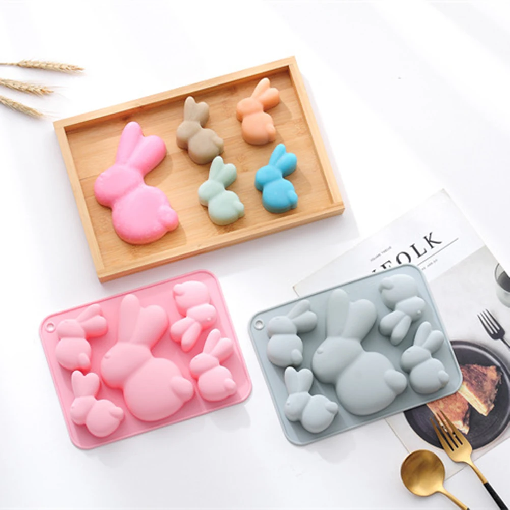 5 Pairs silicone Molds Non-Stick Reusable Cake Baking Tray & Hand Soap Mold for Easter Party DIY Dessert Soap Craft Making
5 Pairs silicone Molds Non-Stick Reusable Cake Baking Tray & Hand Soap Mold for Easter Party DIY Dessert Soap Craft Making