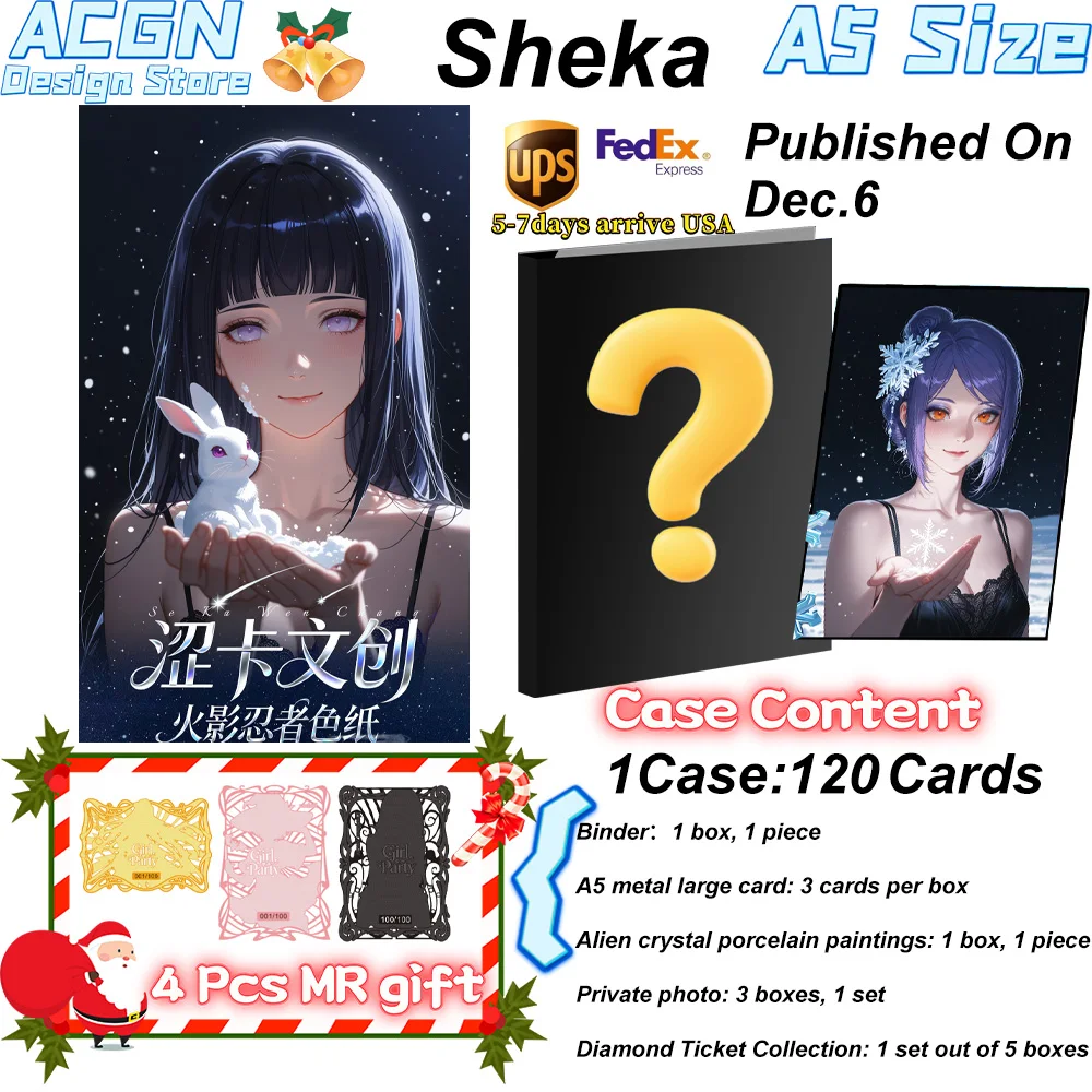 Wholesale A5 Size Seka Cultural Naruto Board Waifu Bikini Swimsuit Palying Trading ACG CCG TCG Hobbies Gift
Wholesale A5 Size Seka Cultural Naruto Board Waifu Bikini Swimsuit Palying Trading ACG CCG TCG Hobbies Gift