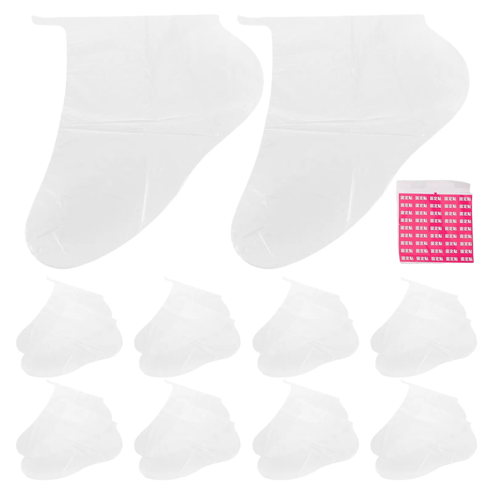 100Pcs Clear Disposable Foot Covers Waterproof Plastic Foot Soak Liners for Spa Pedicure Nail Salon Pedicure Socks
100Pcs Clear Disposable Foot Covers Waterproof Plastic Foot Soak Liners for Spa Pedicure Nail Salon Pedicure Socks
