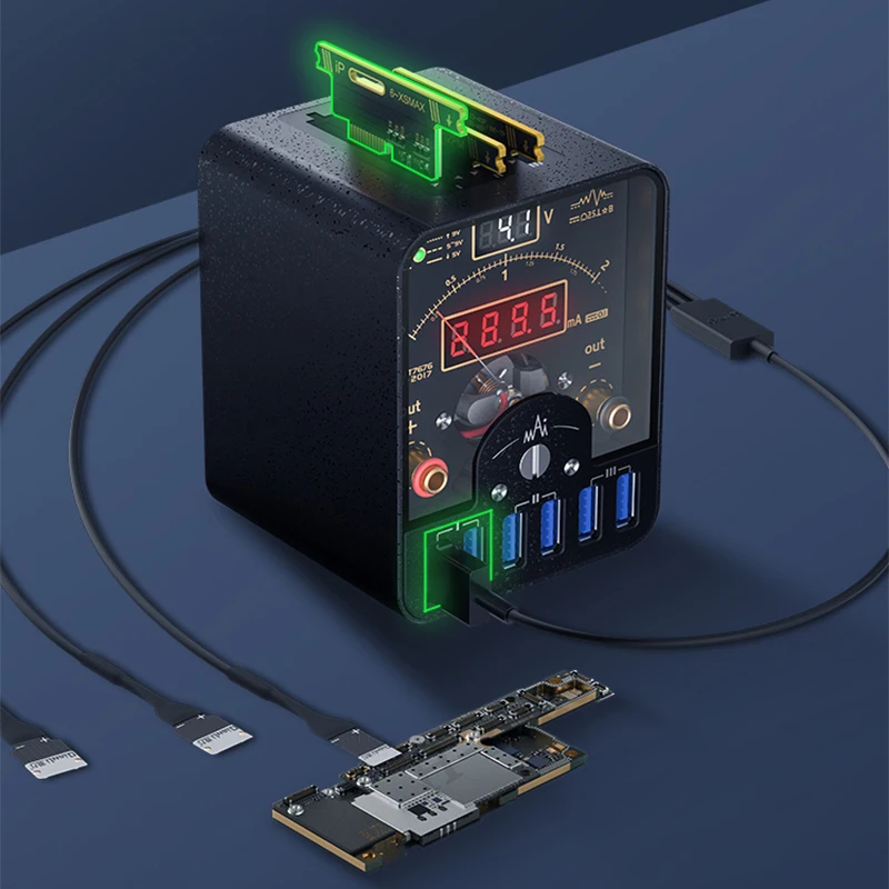 Цифровой дисплей Qianli LT1 измеритель мощности изолированный источник питания постоянного тока диагностический инструмент rype-c / USB модуль расширения источника питания
Цифровой дисплей Qianli LT1 измеритель мощности изолированный источник питания постоянного тока диагностический инструмент rype-c / USB модуль расширения источника питания