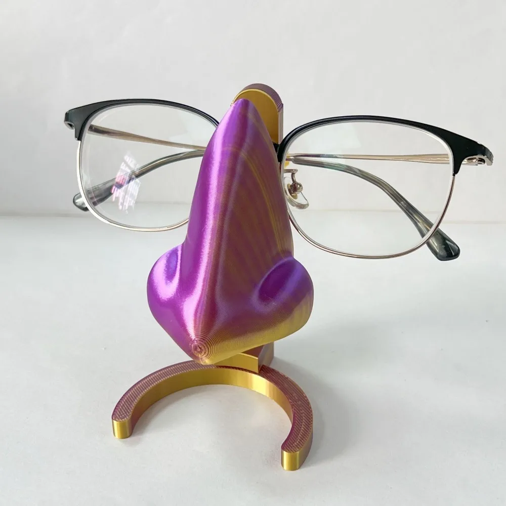 3D Printed Nose Shaped Glasses Holder Multifunction Decorative Eyewear Storage Rack Universal Funny Sunglasses Display Stand 
3D Printed Nose Shaped Glasses Holder Multifunction Decorative Eyewear Storage Rack Universal Funny Sunglasses Display Stand
