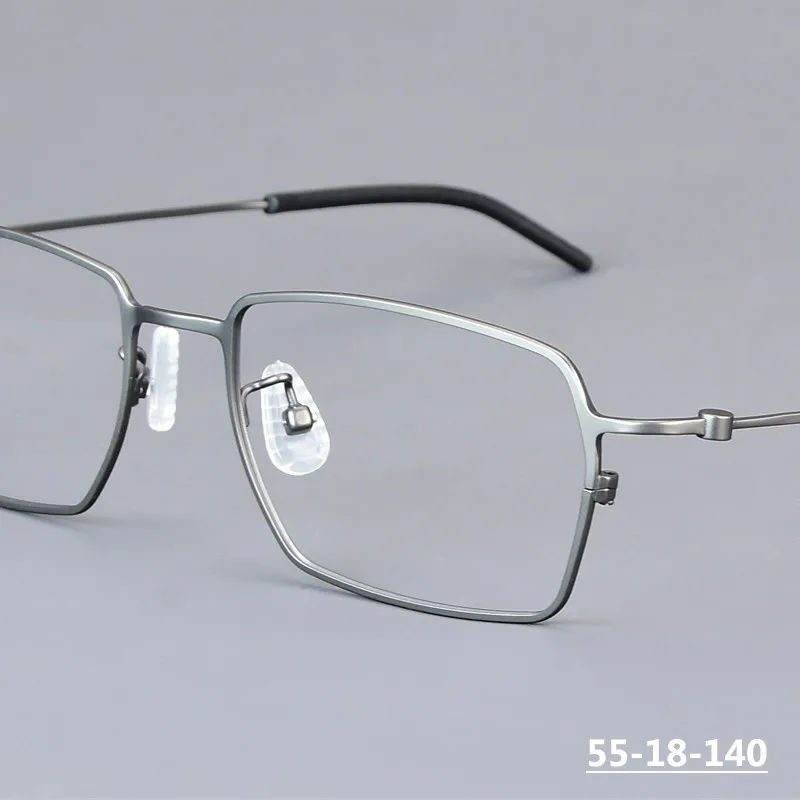 Mens Square Pure Titanium Big Glasses Frame Women Fashion Ultra-light Large Eyeglasses Spectacles Handmade Golden Eyewear Gafas
Mens Square Pure Titanium Big Glasses Frame Women Fashion Ultra-light Large Eyeglasses Spectacles Handmade Golden Eyewear Gafas