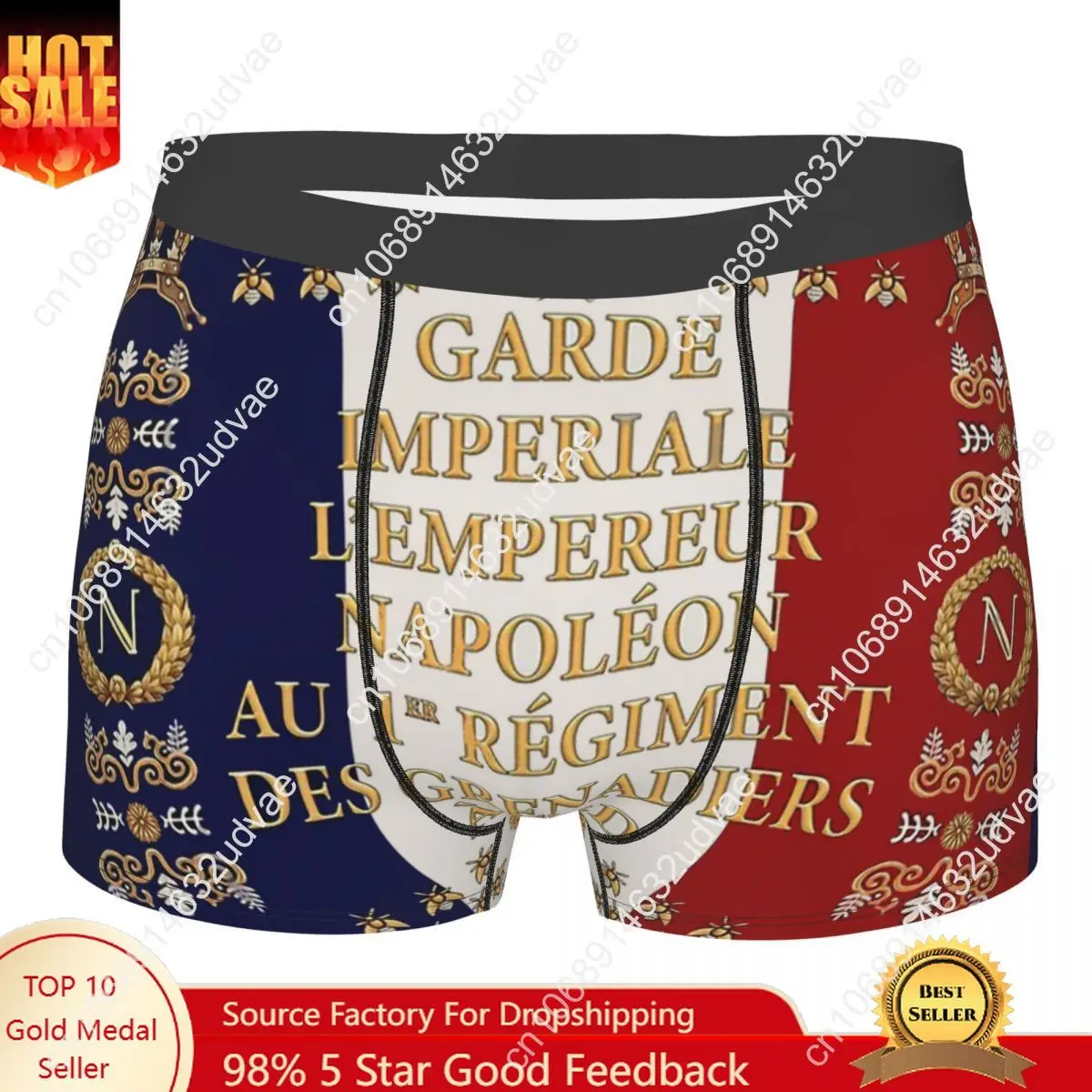 National Flag Napoleonic French 1er Garde Imperiale Underpants Breathbale Panties Man Underwear Sexy Shorts Boxer Briefs
National Flag Napoleonic French 1er Garde Imperiale Underpants Breathbale Panties Man Underwear Sexy Shorts Boxer Briefs
