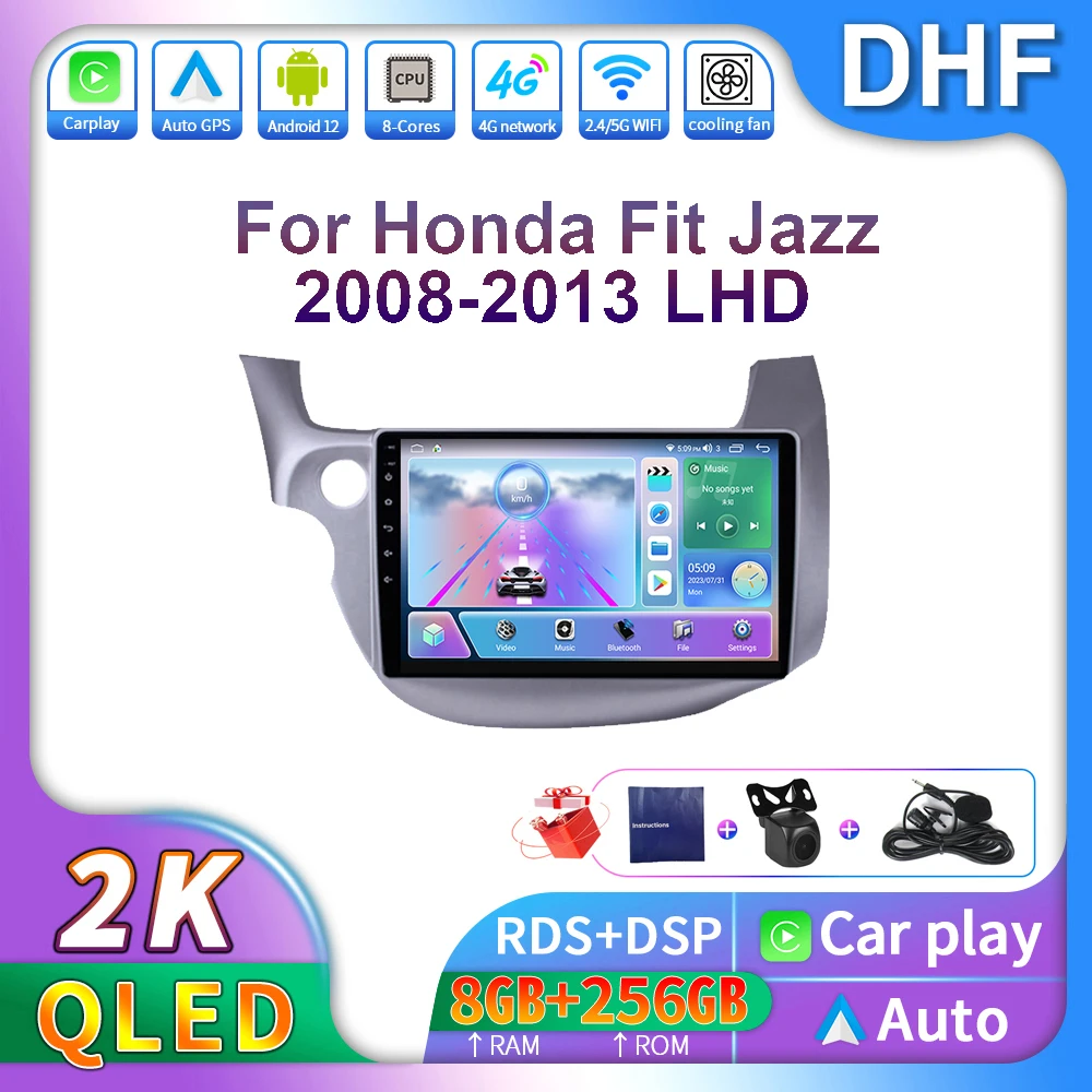 DHF For Honda Fit Jazz 2008 2009 2010 2011- 2013 Wireless Carplay Android 13 Auto Car Radio Touch Screen Multimedia Player Audio
DHF For Honda Fit Jazz 2008 2009 2010 2011- 2013 Wireless Carplay Android 13 Auto Car Radio Touch Screen Multimedia Player Audio