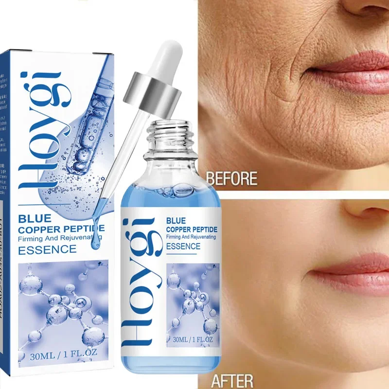 Blue Copper Peptide Wrinkle Serum Firming Lifting Reduce Fine Lines Restore Skin Elasticity Moisturizing Hydrating Brighten 30ml
Blue Copper Peptide Wrinkle Serum Firming Lifting Reduce Fine Lines Restore Skin Elasticity Moisturizing Hydrating Brighten 30ml
