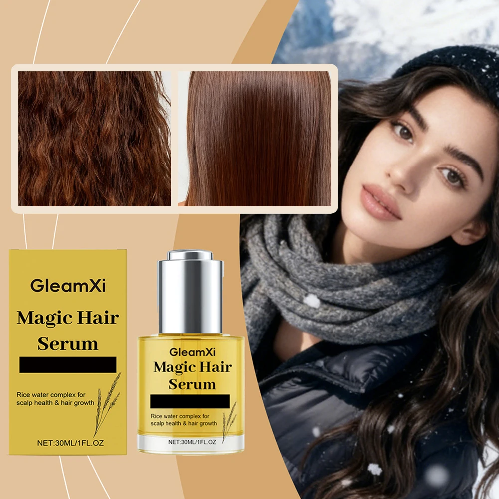 1pcs Magics Hair Serum Thickness Non-Greasy & Fast Absorption Rice Water Complex For Scalp Health Hair Growth Hair Serum 30ml
1pcs Magics Hair Serum Thickness Non-Greasy & Fast Absorption Rice Water Complex For Scalp Health Hair Growth Hair Serum 30ml