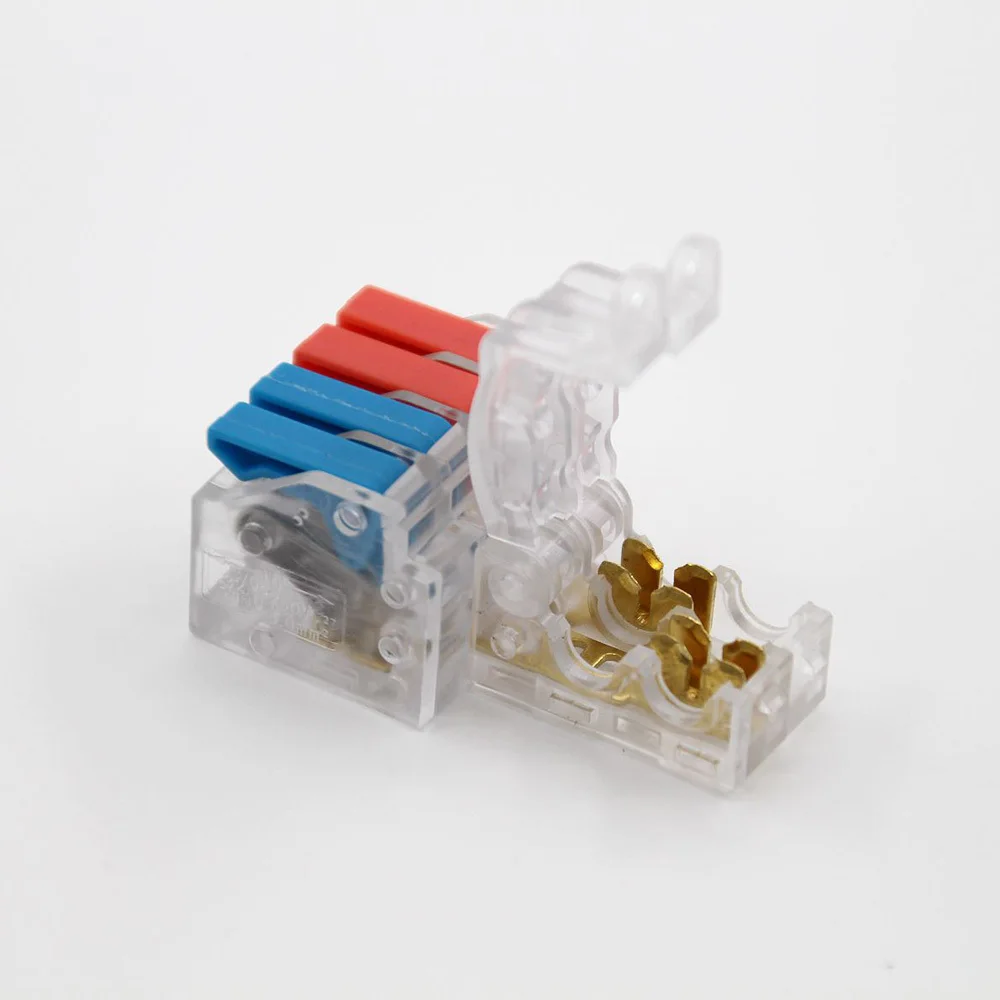No-Break Wire Terminals Blocks T Type Electrical Wire Connector Splitter Lamp Quick Cable Wiring Multiple Input Output Branch
No-Break Wire Terminals Blocks T Type Electrical Wire Connector Splitter Lamp Quick Cable Wiring Multiple Input Output Branch