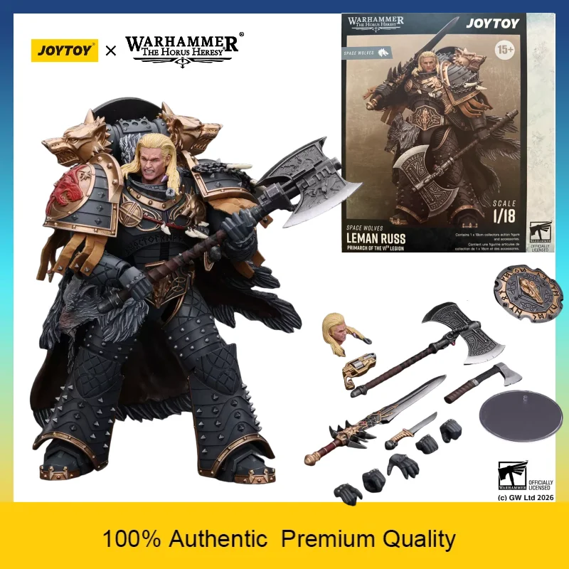JOYTOY Warhammer The Horus Heresy Primarch Leman Russ The Wolf King Articulated 1/18 Scale Collectible Action Figure In Stock
JOYTOY Warhammer The Horus Heresy Primarch Leman Russ The Wolf King Articulated 1/18 Scale Collectible Action Figure In Stock