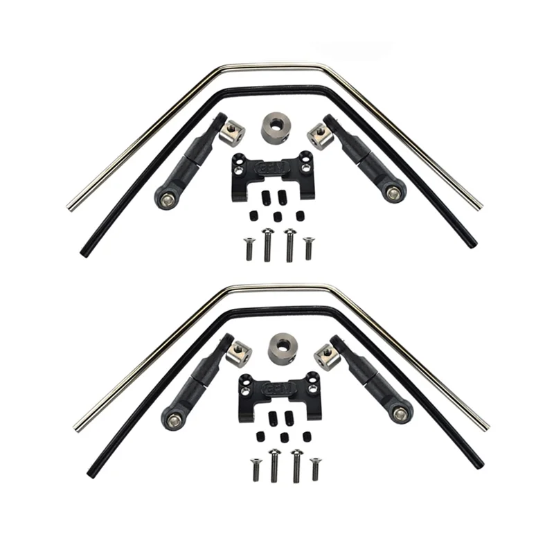 Metal Front and Rear Sway Bar Set for 1/8 Sledge RC Car Upgrade Parts Spare Accessories,Black
Metal Front and Rear Sway Bar Set for 1/8 Sledge RC Car Upgrade Parts Spare Accessories,Black