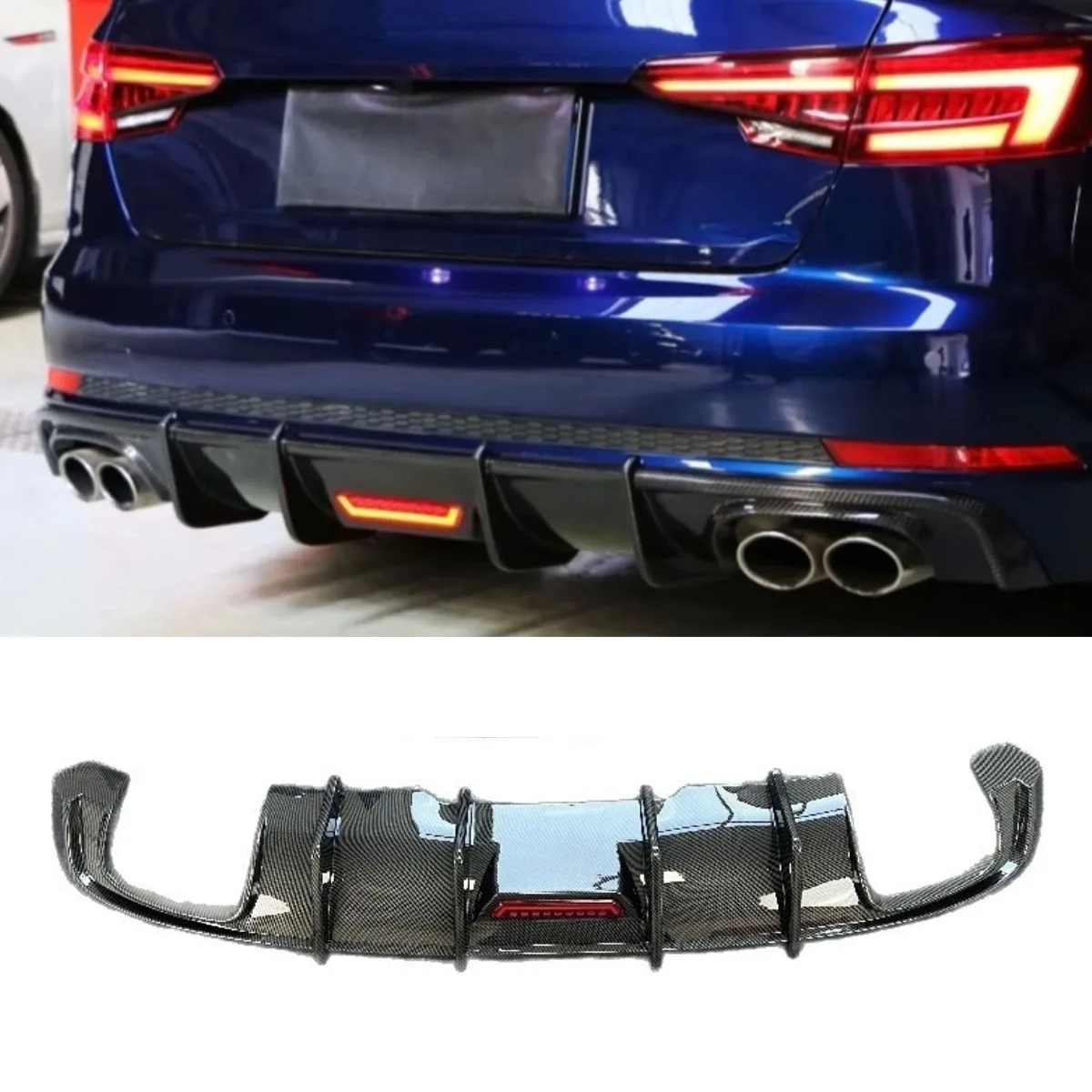 For Audi A4L S4 2017-2019 Car Rear Bumper Spoiler Lip Diffuser Modification Part Rear Tail Throat Liner Car Accessories
For Audi A4L S4 2017-2019 Car Rear Bumper Spoiler Lip Diffuser Modification Part Rear Tail Throat Liner Car Accessories