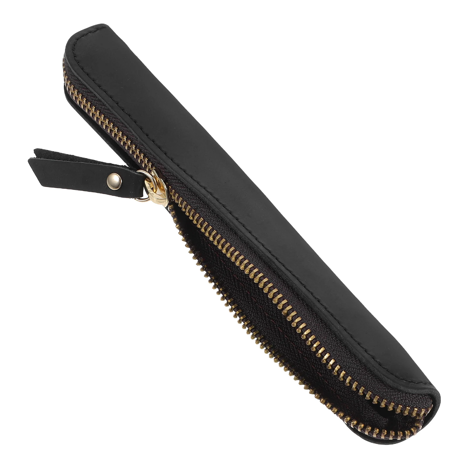 Pen Pouch Black Cowhide Zipper Case for Writing Instruments Handmade Desk Organizer Pen Holder
Pen Pouch Black Cowhide Zipper Case for Writing Instruments Handmade Desk Organizer Pen Holder