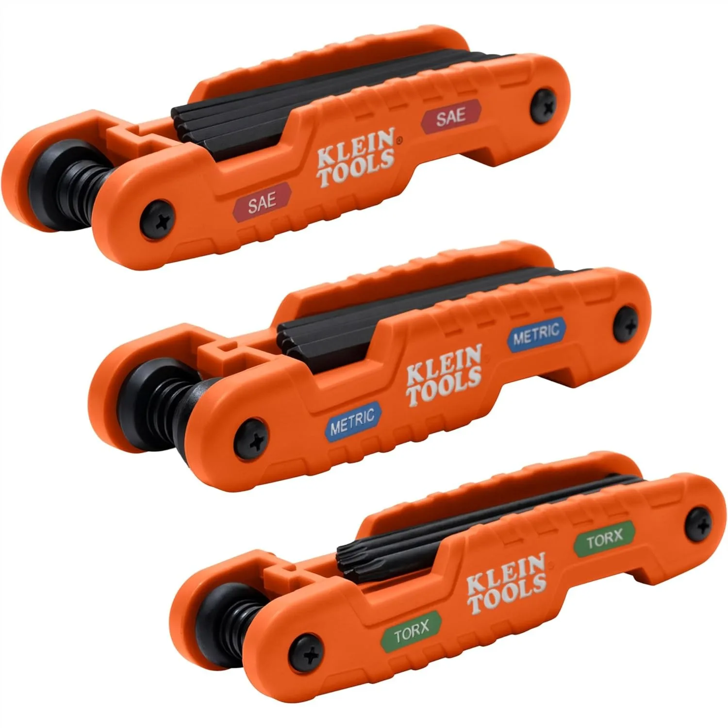 31-Piece Folding Hex Key Set with Extra-Long Blades for Extended Reach and Leverage
31-Piece Folding Hex Key Set with Extra-Long Blades for Extended Reach and Leverage