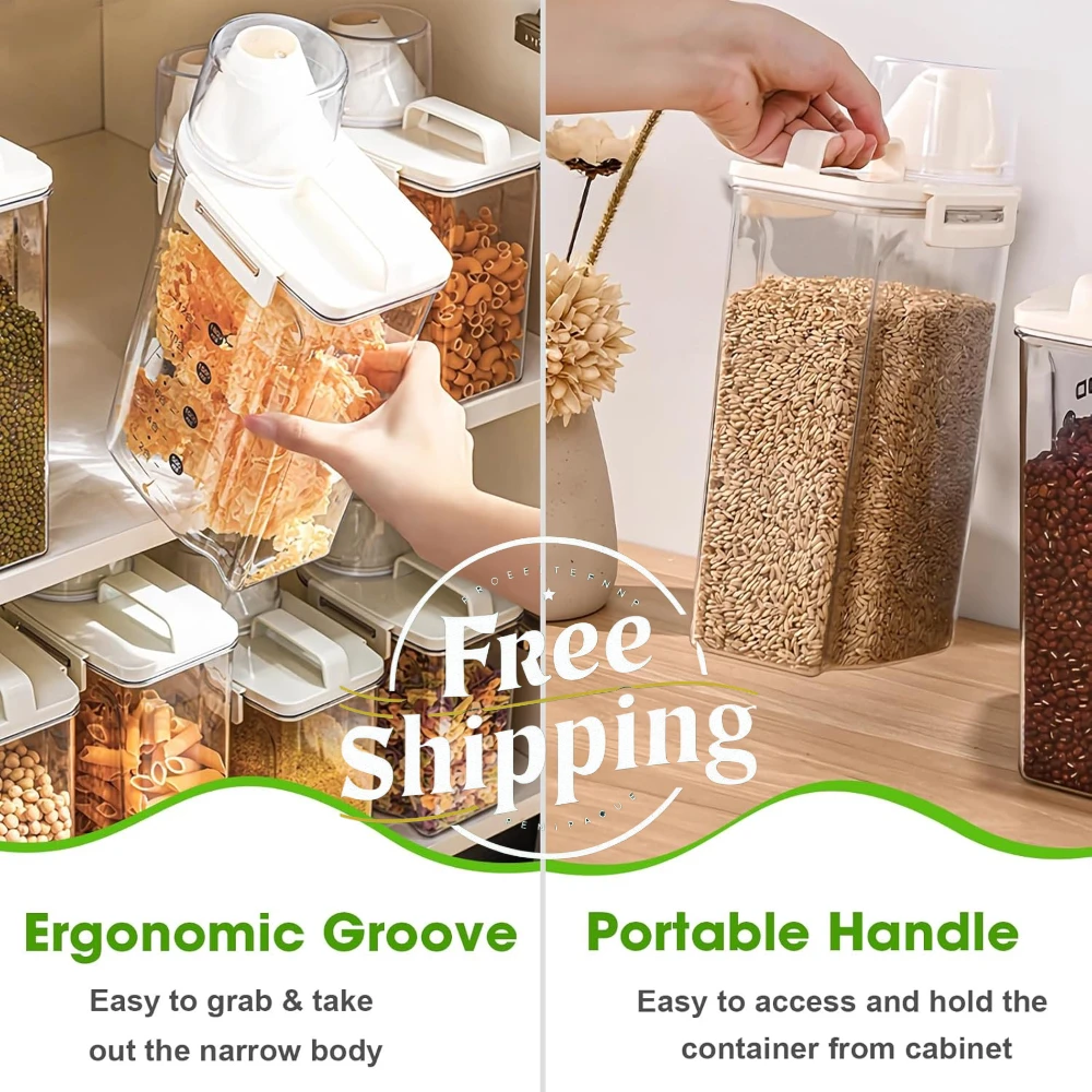 Food Grade Grain and Miscellaneous Grain Storage Box, Rice Bucket Storage Tank, Sealing Tank, Kitchen Utensil New
Food Grade Grain and Miscellaneous Grain Storage Box, Rice Bucket Storage Tank, Sealing Tank, Kitchen Utensil New